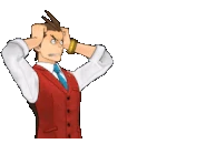 Хватается за четки, которые Наюта Садмади бросает на его голову