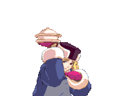 Офицантка — стесняется/говорит