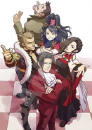 Обложка Nintendo Dream Ace Attorney Investigations Collection (от Тацуро Ивамото)