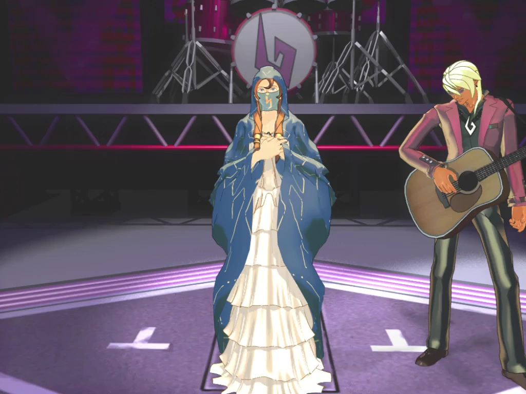 Исполняет «Гитарную серенаду» вместе с Ламируар.