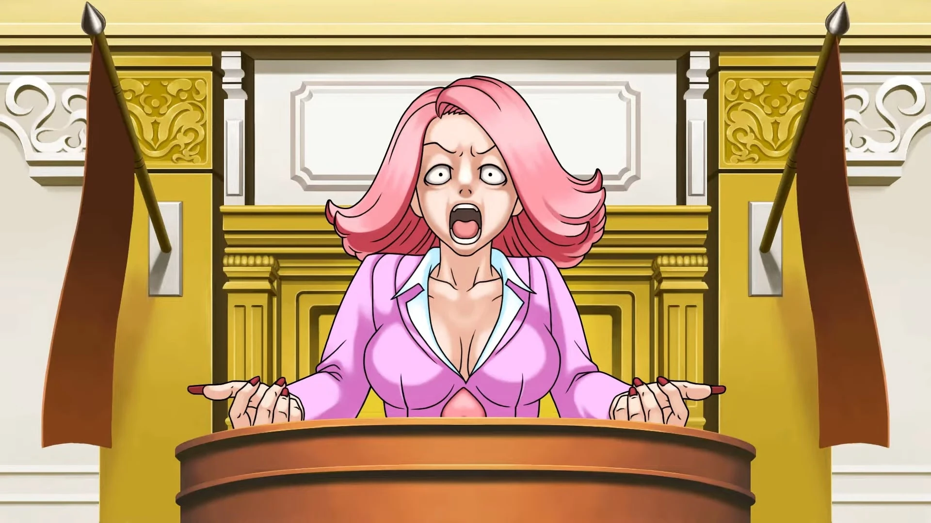 У Эйприл начинается нервный срыв.