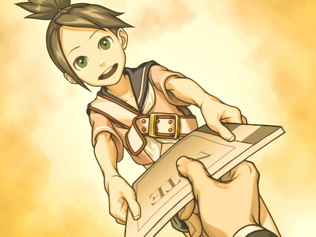 Отец Кей отдаёт ей блокнот обещаний.