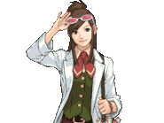 Держит очки