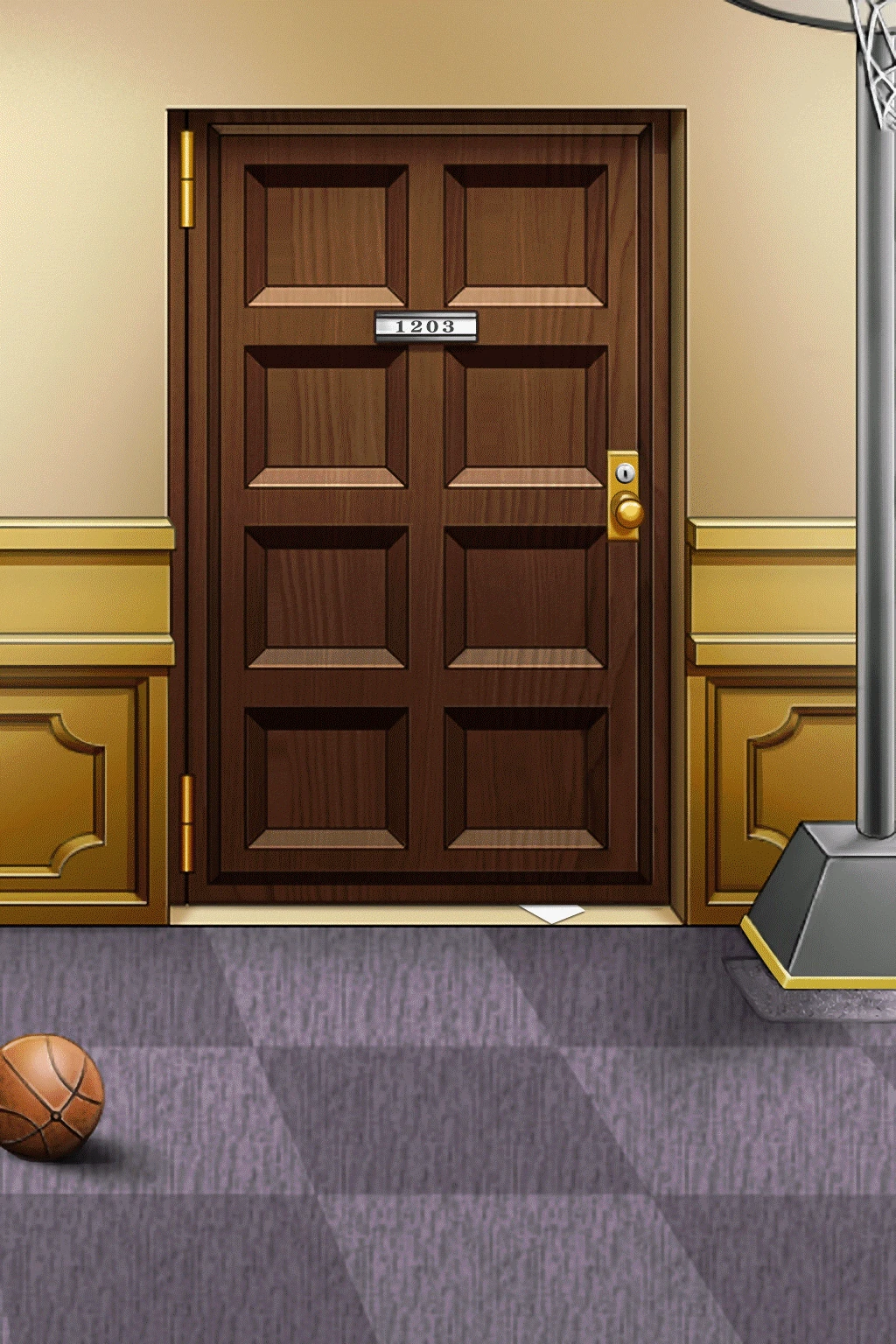 Дверь офиса Портсмана.