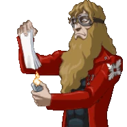 Сжигает бумаги