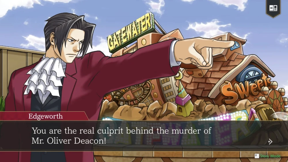 Эджворт обвиняет Лэнса Амано в убийстве.