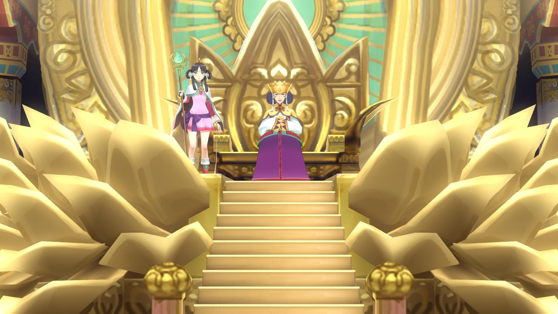 Га’ран и Райфа в зале королевской аудиенций.