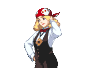 Аферистка — трёт шею