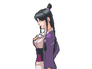 Смотрит вперёд/говорит