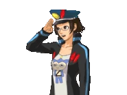 Приветствует/говорит