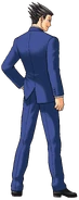 В полный рост (из-за спины) Phoenix Wright: Ace Attorney - Justice for All
