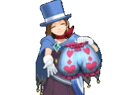 Представляет её «магические трусики»/говорит