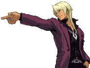 Указывает пальцем