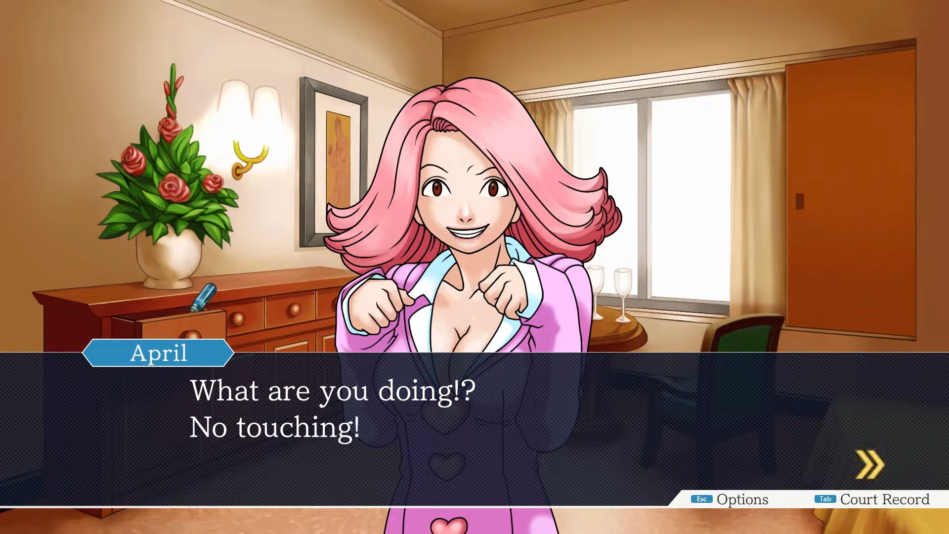 Менее дружелюбная Эйприл.