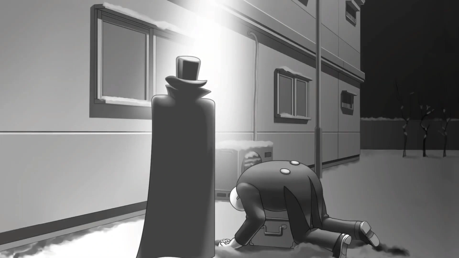 Место преступления таким, каким его видел Мо.