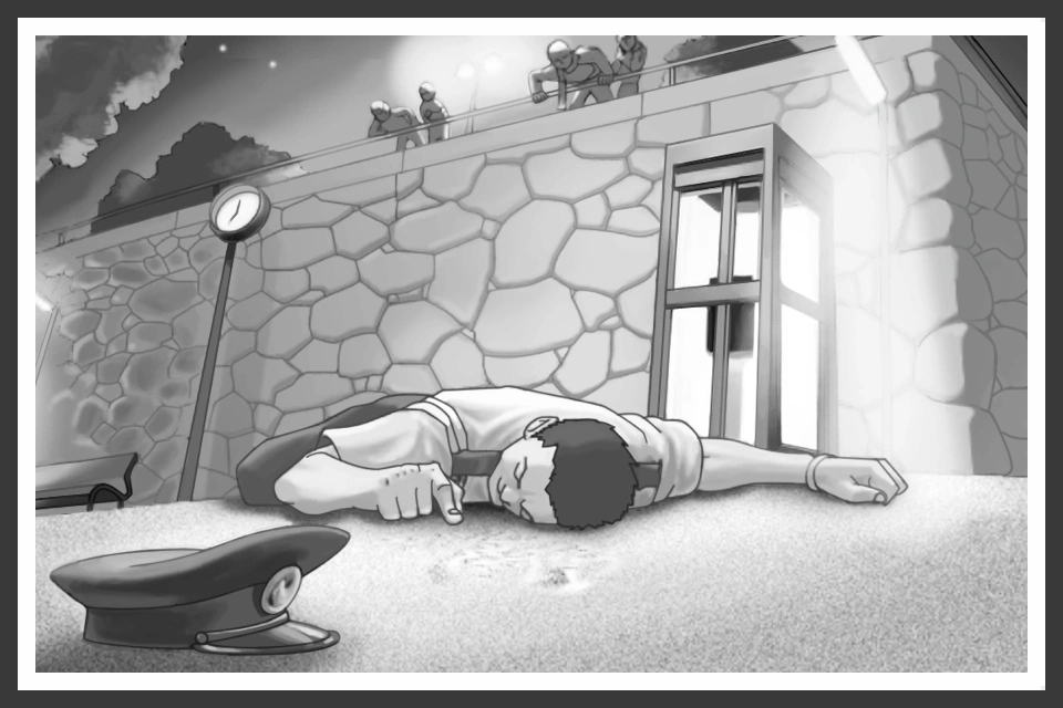 Место преступления.