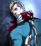 Лежит на полу мастерской А