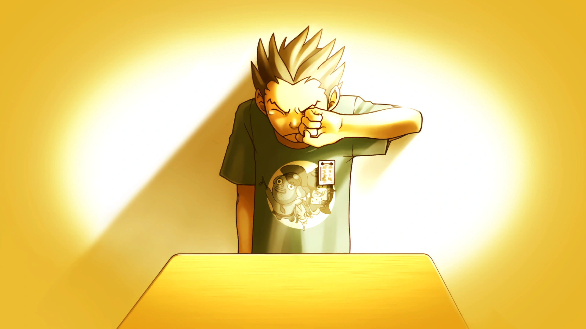 Феникс в четвёртом классе на школьном суде.