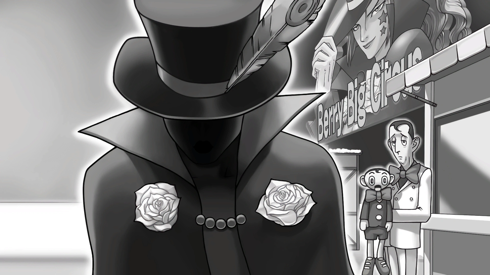 Замаскирован, пока Бенджамин Вудман наблюдает.