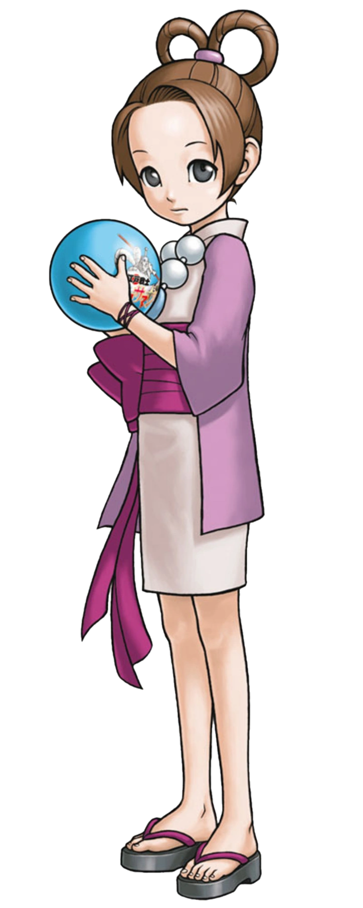 Перл и её мяч.