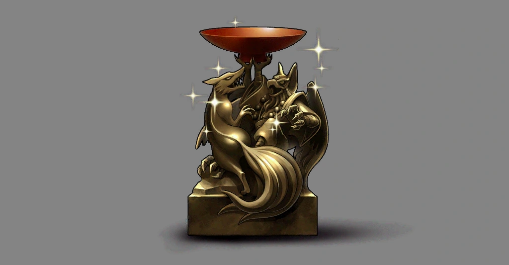 Первоначальная форма статуи.