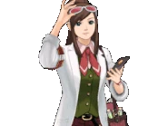 Одевает очки и смотрит в телефон