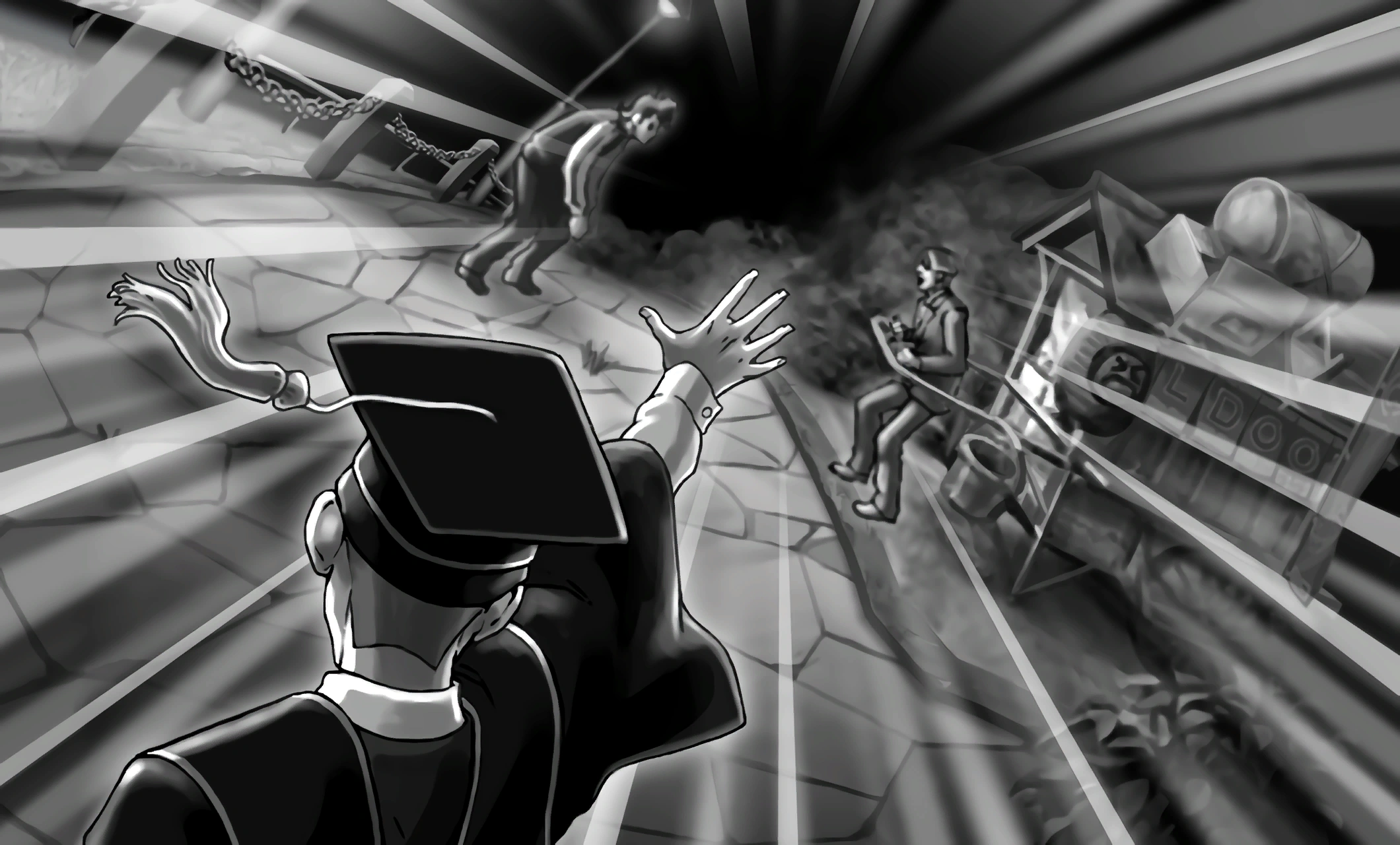 Описание Стиклера того, как он был свидетелем преступления.