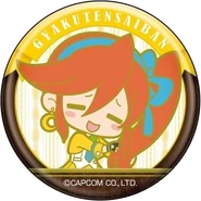 Рисунок в тиби-стиле для значка в честь 15-летней годовщины Ace Attorney