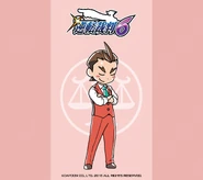 Обои, выложенные Capcom в Твиттере как часть рекламной кампании Phoenix Wright: Ace Attorney - Spirit of Justice