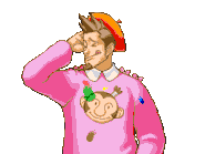 Чешет голову