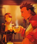 Рисунок из игрового журнала DreaMaga (2) (от Кумико Суэканэ) «Naruhodo Gyakuten Saiban!»