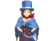 Улыбается/говорит