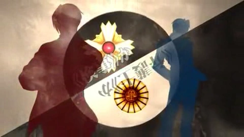 Кадр из второго трейлера, показывающий дилемму Майлза. Внутренняя борьба Майлза между его существующей прокурорской карьерой и возможностью продолжить наследие отца — является движущей силой общего сюжета Ace Attorney Investigations 2: Prosecutor’s Gambit.