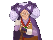 Держит очки/говорит