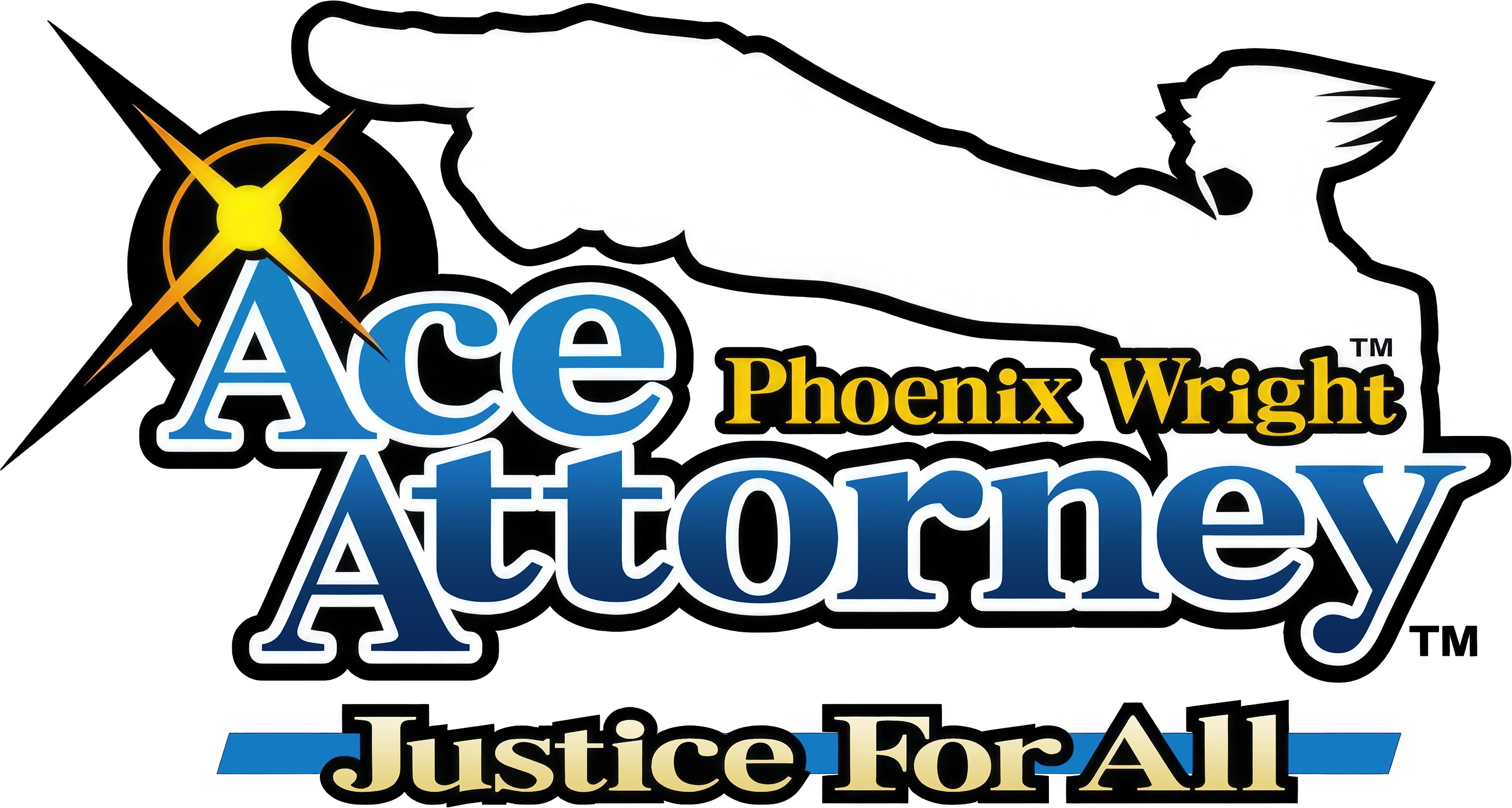 Логотип Phoenix Wright: Ace Attorney - Justice for All.