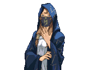 Шокирована/быстро моргает