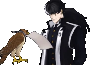 Блэккуилл читает документ