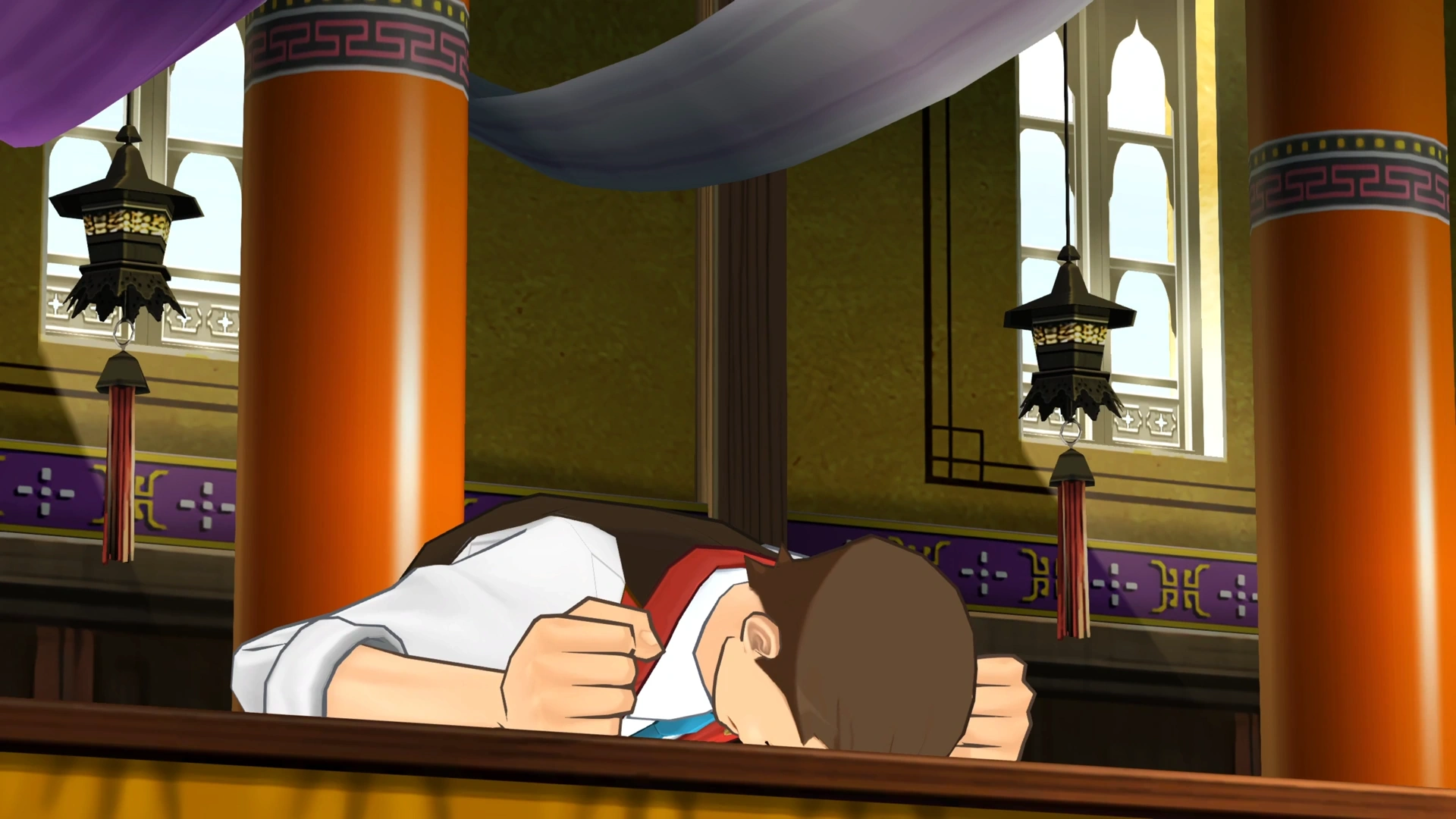 В отчаянии после известия о смерти Дурка.