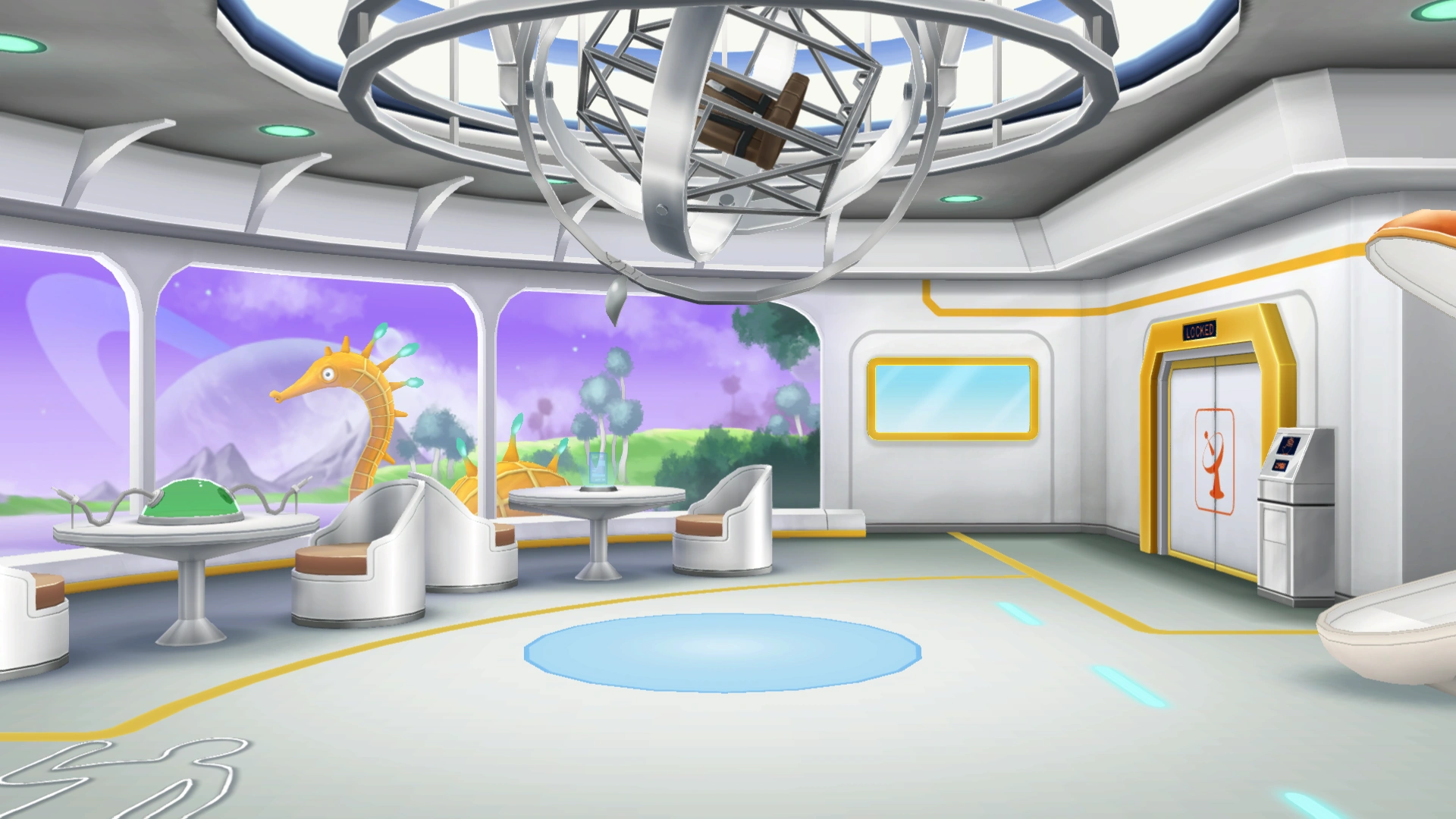 Зал посадки.