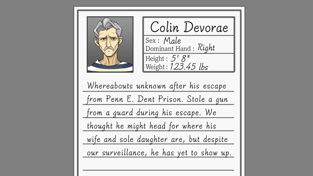 Досье Колина Девори.