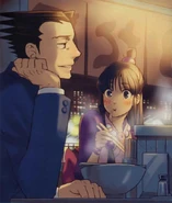 Рисунок из «Naruhodo Gyakuten Saiban!» (10) (от Кумико Суэканэ) игрового журнала DreaMaga