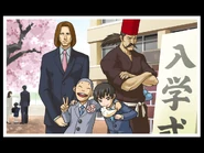 На фотографии с Полом Аликом, Кармело Густо и Бронко Найтом