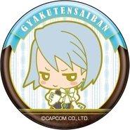 Чиби-стиль для значка к 15-летию Ace Attorney