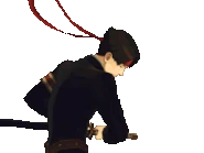 Хватает катану/говорит