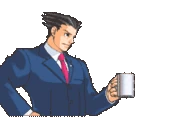 Держит кружку кофе/говорит (Грандиозный поворот)