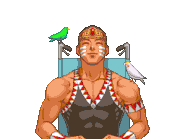 Улыбается/говорит