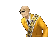 Потеет (парик упал)