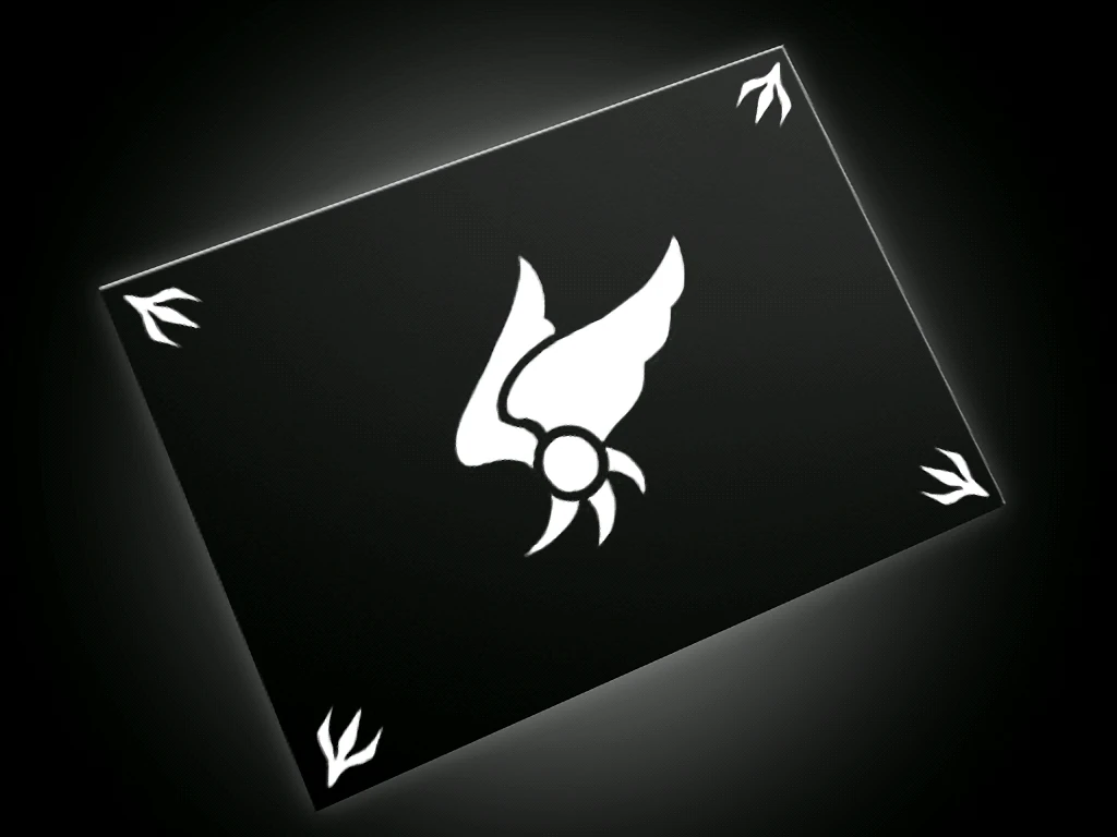 Визитная карточка сети контрабандистов.