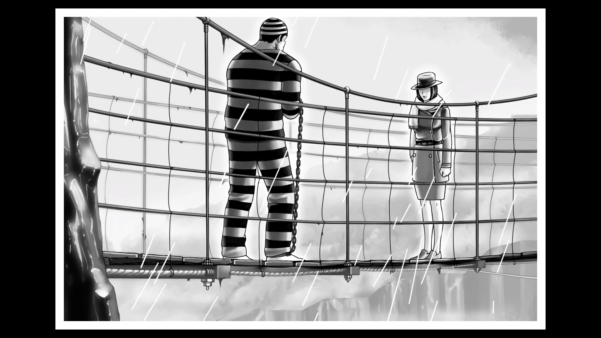 Встреча с Фолзом, замаскировавшись под Валери.