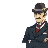 Портрет Юдзина в английском костюме